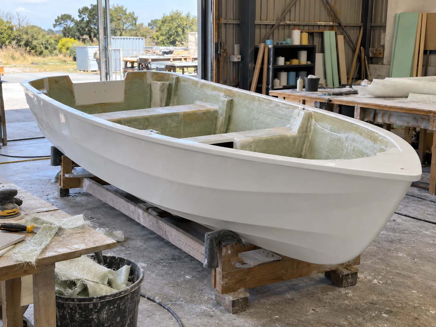 Boat building and marine work