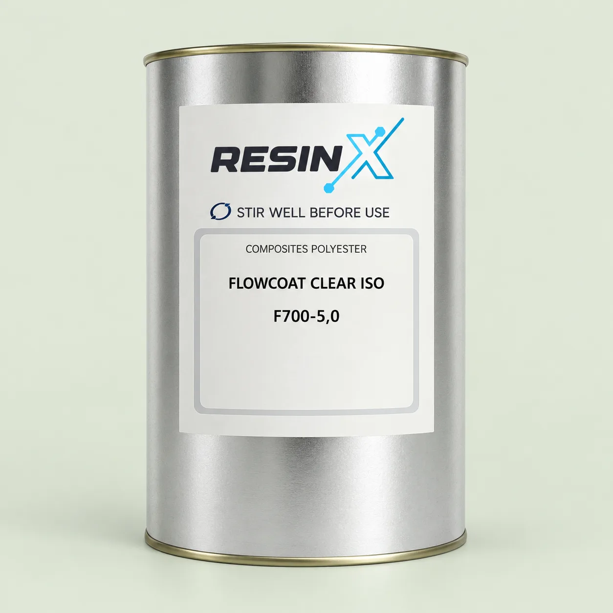 ResinX F700 flowcoat can