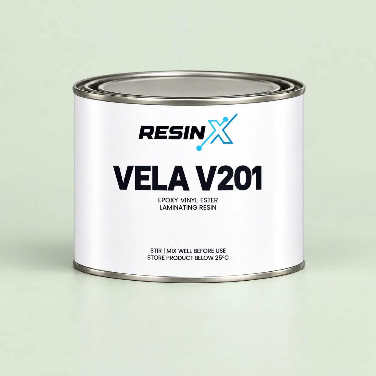 ResinX VELA V201 laminating resin tin